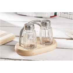 Condiments and napkin holder