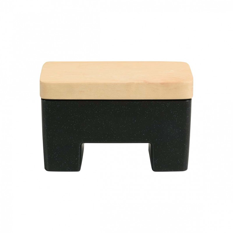 Smart butter dish black
