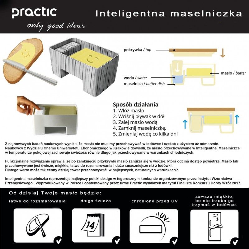 INTELIGENTNA MASELNICZKA KOSMOS CZARNY