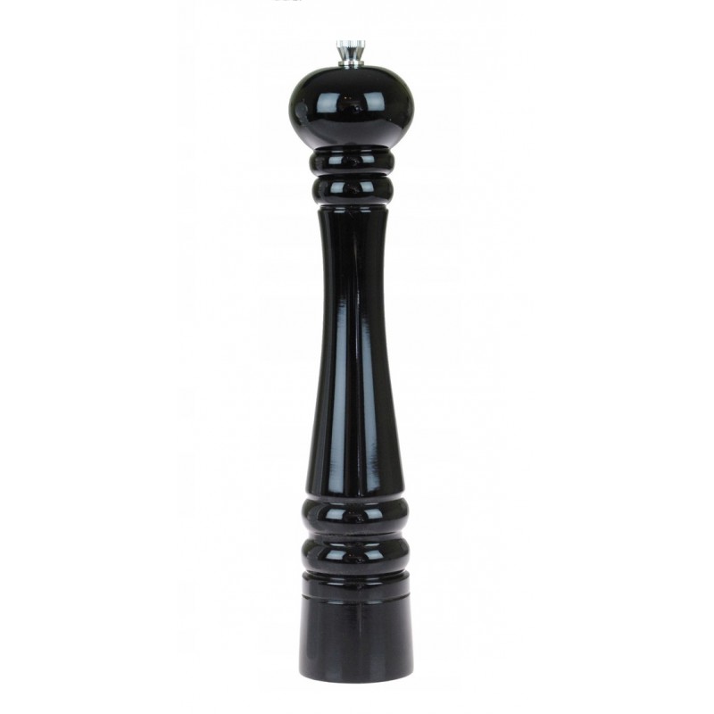 DREWNIANY MŁYNEK 32 cm CZARNY