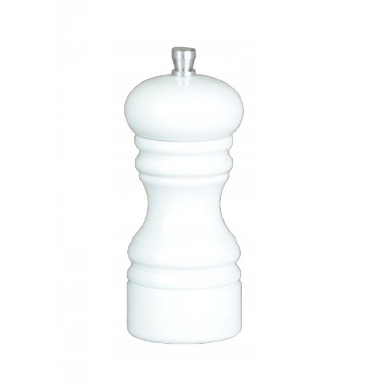 DREWNIANY MŁYNEK 12 CM BIAŁY