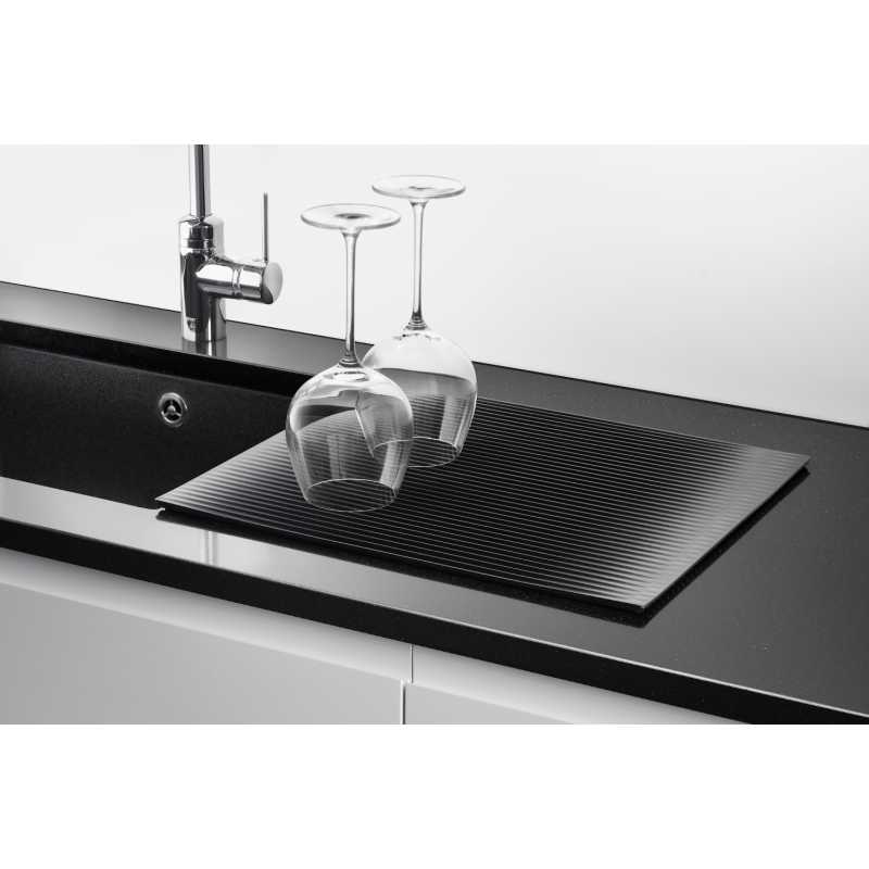 Draining FLEXI mat L black color