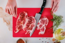 MATA DO KROJENIA CZERWONA HACCP DO MIĘS