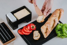 Smart butter dish black