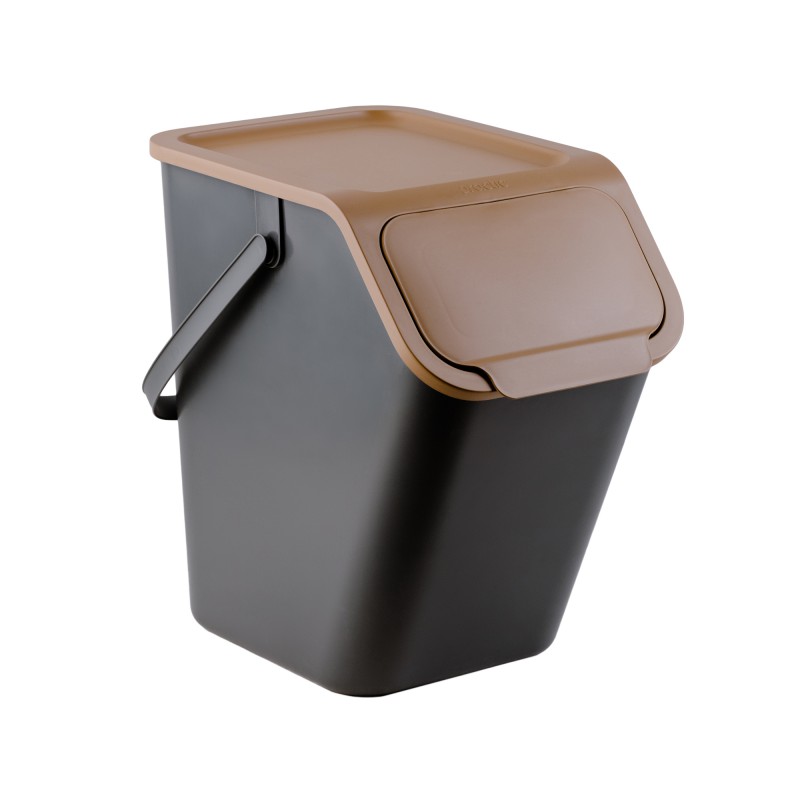 BINI pojemnik do segregacji odpadów kolor brown