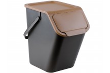 BINI pojemnik do segregacji odpadów kolor brown