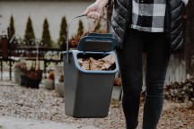 BINI  pojemnik do segregacji odpadów kolor green