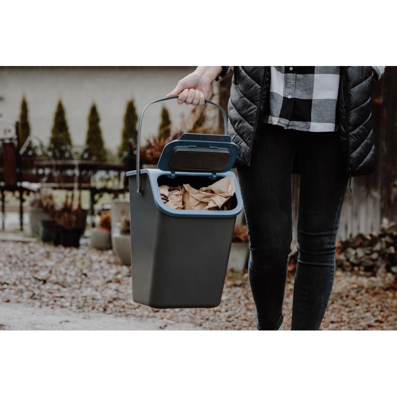 BINI pojemnik do segregacji odpadów kolor dark grey