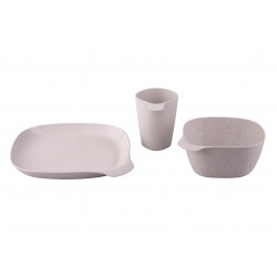 KPL. BOWL PLATE CUP WITH BIO 35% BEIGE ADDITIVE
