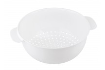 ZESTAW MISKA DURSZLAK PRZYKRYWKA 3L BIAŁY