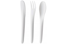 SET OF CUTLERY COLOR WHITE