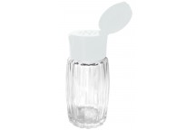 POJEMNIK NA PRZYPRAWY Z KLAPKĄ 50ML BIAŁY