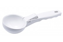 Scooping spoon white