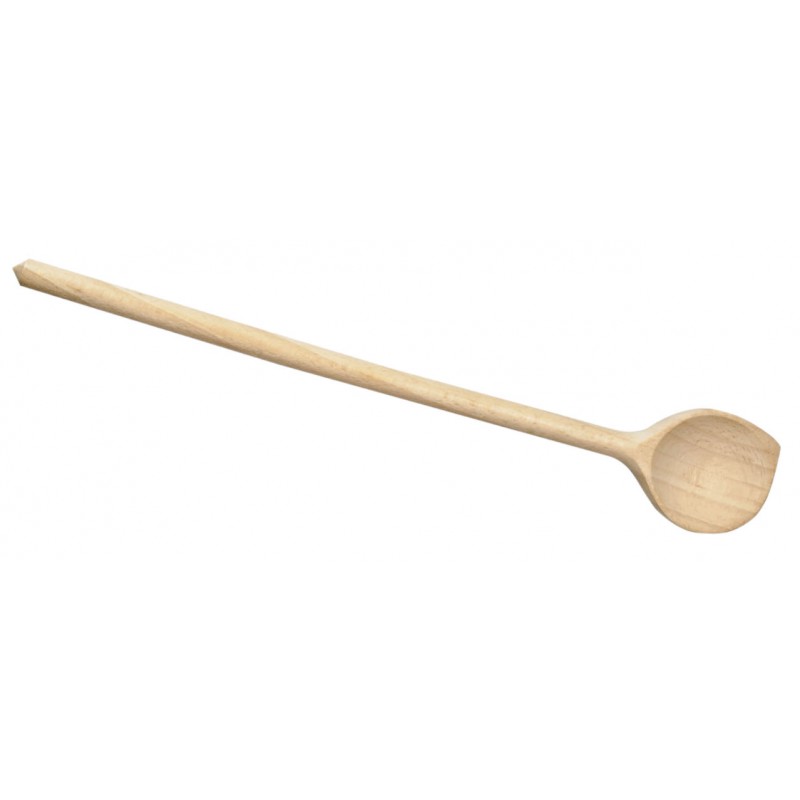 BEECH WOOD ROUND SPOON WITH CORNER