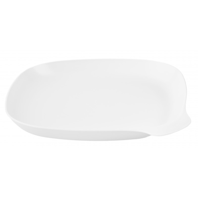 Plate fi 24 cm white color