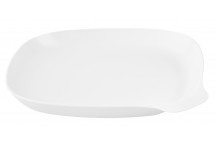 Plate fi 24 cm white color