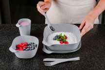 Plate fi 24 cm white color