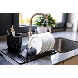 Cutlery drainer black color