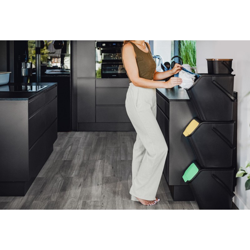 POJEMNIK BINI 4,5L NA BIO ODPADY BRĄZOWY