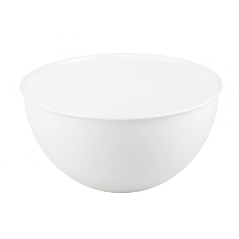 ZESTAW 4 PLASTIKOWYCH MISEK BIAŁE BĄBLE