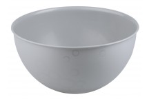 ZESTAW 4 PLASTIKOWYCH MISEK SZARY BĄBLE