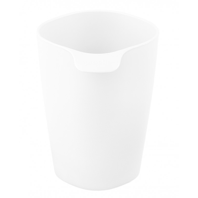 Set of 6 cups color white