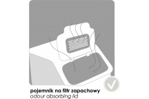Zestaw 2 koszy na śmieci do segregacji odpadów 2x35l