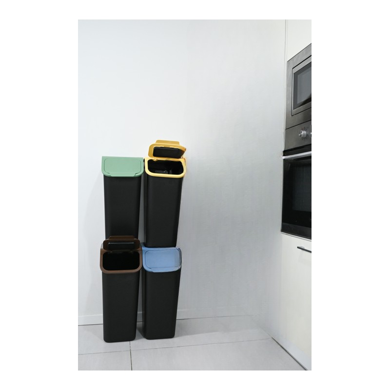 Zestaw 2 koszy na śmieci do segregacji odpadów 2x35l