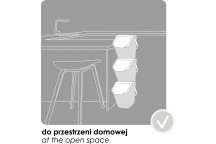 Zestaw 4 pojemników do segregacji odpadów BINI 4x35l  + FILTRY
