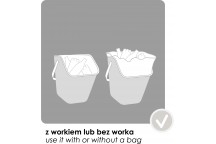 Zestaw 4 pojemników do segregacji odpadów BINI 4x35l  + FILTRY