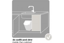 POJEMNIK KOSZ DO SEGREGACJI ODPADÓW BINI NIEBIESKI 35L + FILTR