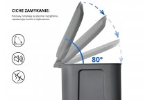 Kosz na śmieci z pedałem 40l