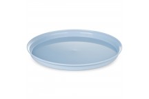 Talerz Turystyczny Obiadowy Plastikowy 23 cm Family Practic Niebieski