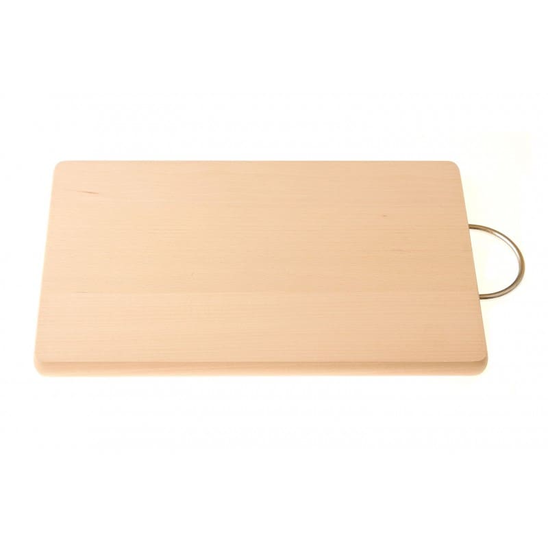 CHOPPING BOARD 33x21 cm WITH METAL HANDLE