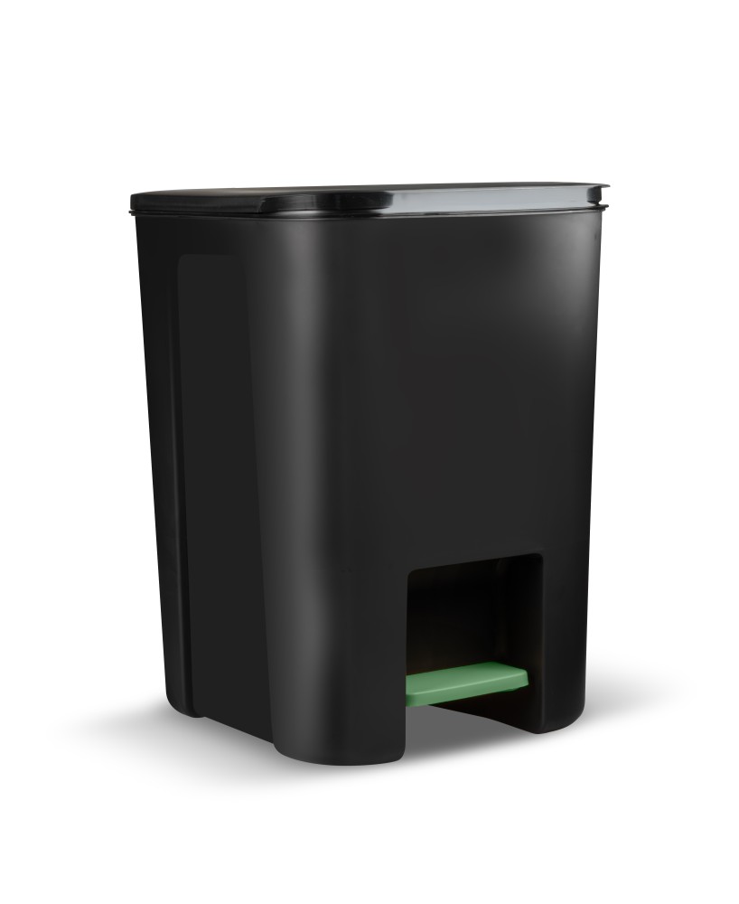 Kosz z pedałem 25l / czarny