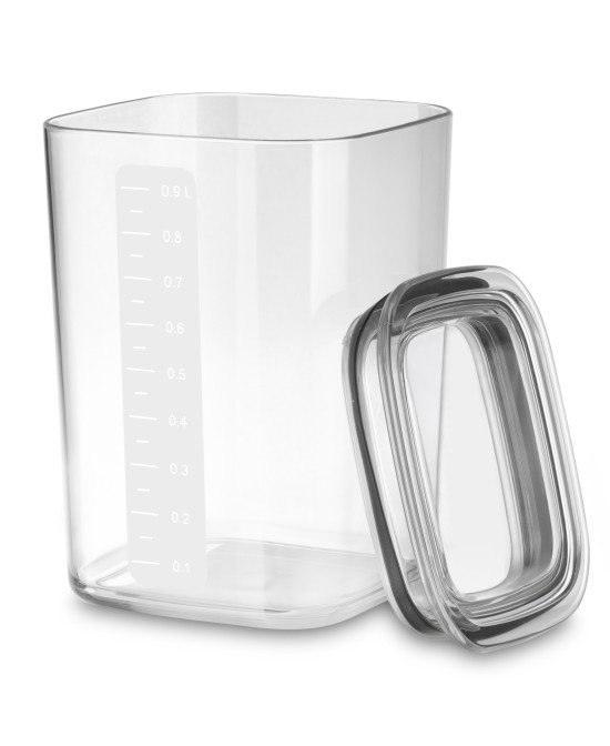 Pojemnik Kuchenny na Produkty Sypkie i Przyprawy z Pokrywką 0,9 L – Practic