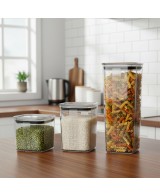 Pojemnik Kuchenny na Produkty Sypkie i Przyprawy z Pokrywką 1,5 L – Practic